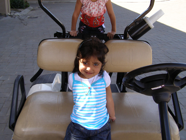 96.Insist somebody drive her